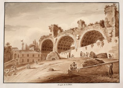 The Temple of Peace, 1833 by Agostino Tofanelli